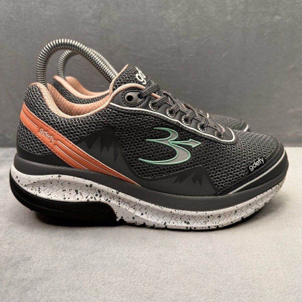 Gravity Defyer‎ Mighty Walk Womens Size 7 (M) Shoes Gray Arch Support VersoShock